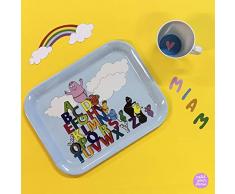 Barbapapa Petit Jour Paris - BABU44 - Plateau et Mug - pour un super petit dej au lit! Multicolore