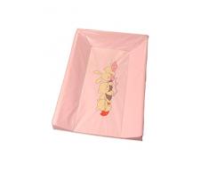 Kuli-Muli 3304 Matelas à langer 3 pans 70/50 PAnimaux Rose