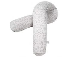 roba 284100J210 Miffy Parure de lit 100% jersey de coton Gris 170 x 12 cm