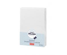 Julius Zöllner Drap housse tissu éponge lit enfant, Taille: 60 x 120 cm/70 x 140cm, Couleur: blanc
