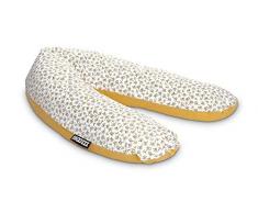 Snoozzz Coussin dallaitement Coussin de maternité Coussin de grossesse - avec housse en coton déhoussable et lavable – 185 cm - Remplissage : microbilles légères et silencieuses – Hosta