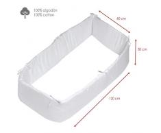 Pirulos 43100001 Tour de lit en coton Blanc