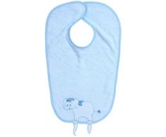 Liegelind 12620000022 Bavoir avec fermeture Velcro Bleu 260 x 430 mm