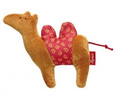 sigikid Hochet Chameau pour Bébé Unisexe Brun/Rouge 11 cm