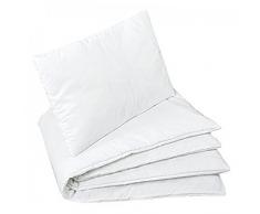 cosing 332–135–01 enfant Parure de lit/Couverture de lit Taie doreiller 40 x 60 cm plus Baby de bébé, 100 x 135 cm Blanc