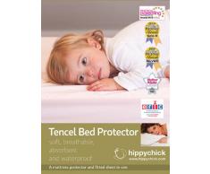 Hippychick Tencel Protège Matelas - 1 Personne - Rose Pâle