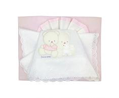 Andy & Helen 3/400d09 _ r Drap Lit Brodé, Rose