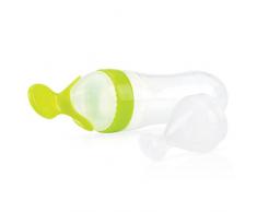 Nûby ID5591GREEN Biberon Cuillère 3+ Mois