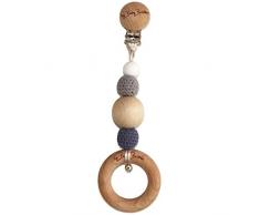 By Baby Bubbles ST02-DGRI Hochet pour poussette Gris/bleu