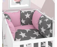 Six coussins pour lit bébé 70 x 140 cm