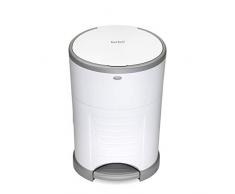 KORBELL - STANDARD - Poubelle à Couches - 16 L - Blanche - Économique - Écologique - Pédale de pied