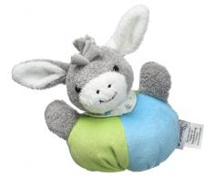 Sterntaler Peluche Musicale, Âne Erik en Peluche, Boîte à Musique Remplaçable, Taille: L, Gris/Bleu