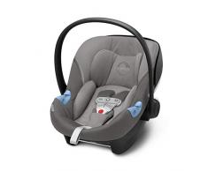 CYBEX Gold Siège Auto Coque pour Bébé Aton M i-Size, avec Sensorsafe intégré, Pour les Enfants de 45 cm à 87 cm, (soit 13 kg max.), Soho Grey