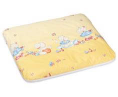 Julius Zöllner 2120129159 - Coussin - 75 x 85 cm - abricot - Motif Hippopotames