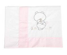 babyline pepo – Parure de lit de Mini berceau, Unisexe, Couleur Rose