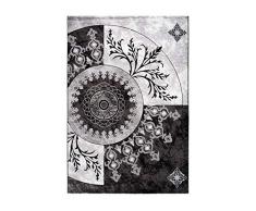 Lalee Ara Tapis de Décoration Noir 200 x 290 cm