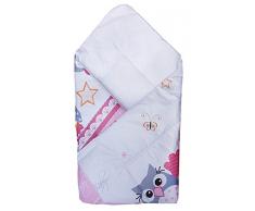cosing 331–019–58 Coussin de coussin à douille pour bébé Nid dange bébé Coco – 2 Hibou Rose