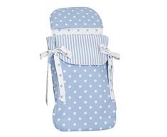 Babyline Carrusel Couffin à 3 fonctions pour nacelle et poussette bleu