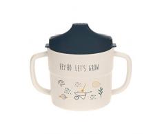 LÄSSIG Tasse dapprentissage pour enfants durable/Garden Explorer Garçons 1310017481 Bleu