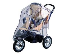 Sunnybaby 10089 Housse anti-pluie en film pour Jogger (voiture de Tricycle), noir