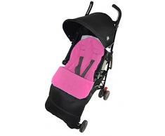 Chancelière/Cosy orteils Compatible avec Mothercare Nanu Poussette Rose Rose