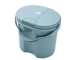 Rotho Babydesign TOP Poubelle pour couches, Couvercle touch, 11 L, À partir de 0 mois, Lagoon (Bleu), 20002 0292
