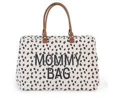 Sac à langer Mommy Bag canvas léopard - Childhome
