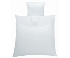 Julius Zöllner 240-1064-05 - Parure de lit pour berceau - blanc - Taille: 80 x 80 cm / 35 x 40 cm