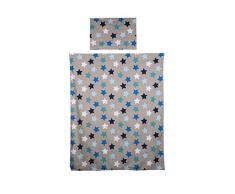 Lit bébé Housse de couette 100 x 135 cm Taie doreiller 40 x 60 cm Bjorn