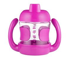 Oxo 6151200T1DE Gobelet anti-goutte avec poignées pour bébé Rouge framboise 200 ml