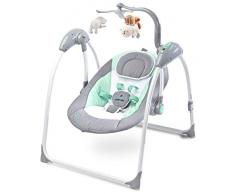 TERO-8088 Loop Balancelle électrique pour bébé Gris graphite