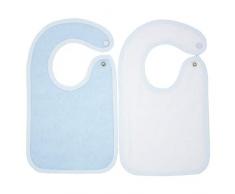 Babycalin Lot de 2 Bavoirs Naissance