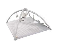 Roba Style Roba Tapis déveil avec planche de jeu amovible avec 5 éléments de jeu « Sammy », utilisable comme matelas à langer Gris 85 x 75 cm