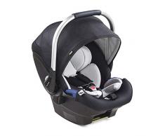 Hauck iPro Baby Siège Auto Cosi i-Size de la Naissance à 13 kg, Groupe 0 avec Réducteur de Siège Nouveau Né, Compatible avec Base Isofix, Léger - Noir