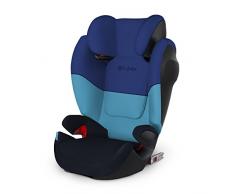 CYBEX Silver Siège Auto Solution M-Fix SL, Adapté aux Voitures Avec ou Sans Isofix, Groupes 2/3 (15-36 kg), De 3 Ans à 12 Ans Environ, Blue Moon