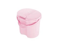 Rotho Babydesign TOP Poubelle à Couches avec Couvercle, 11L, À partir de 0 mois, TOP, Tender Rosé Pearl (Rose), 200020208