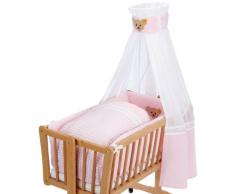 Schardt 13 331 00 00 3/570 – Textile Parure de Berceau Licence Steiff Rose