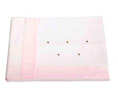 babyline lucie – Parure de lit de Mini berceau, Unisexe, Couleur Chocolat Rose