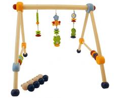 jeu BIECO trapézoïdale Frog - réglable en hauteur centre dactivité, avec des grenouilles hochets et des balles, de la naissance, multicolore, coffre-fort, ArtN 23913370