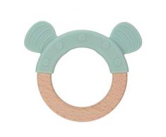 Lässig Anneau de Dentition Bois/Silicone Chien