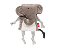 Sigikid, Filles et Garçons, Doudou Plat, Éléphant, Urban Baby, Gris, 42344