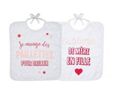 Babycalin BBC202814 Lot de 2 Bavoirs