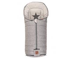 Kaiser 65849223 Shinny Chancelière Coton Fleece Star Applikation Mélange Gris