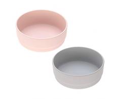 LÄSSIG Bol Bambou pour Bébé (2 pcs)/Bamboo Bowl Uni