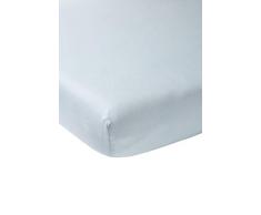 Meyco 566003 Drap-housse en jersey pour matelas de parc Bleu clair 75 x 95 cm