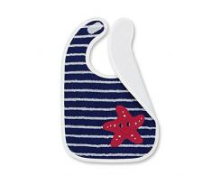 Sterntaler Bavoir en Plastique avec Velcro Erwin, Taille: 26 x 38 cm