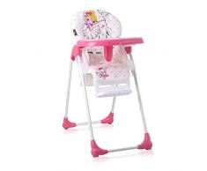 Lorelli Oliver Chaise Haute pour Bébé Rose