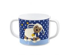 Sterntaler Tasse avec anses, Motif: du Mouton Stanley, Âge: Pour les bébés à partir de 6 mois, Bleu
