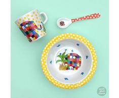 Petit Jour Paris - Coffret vaisselle mon premier goûter Elmer - pour prendre le goûter