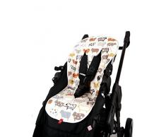 Kaiser Couverture Revêtement Universel Moutons Oiseaux et Hiboux Beige